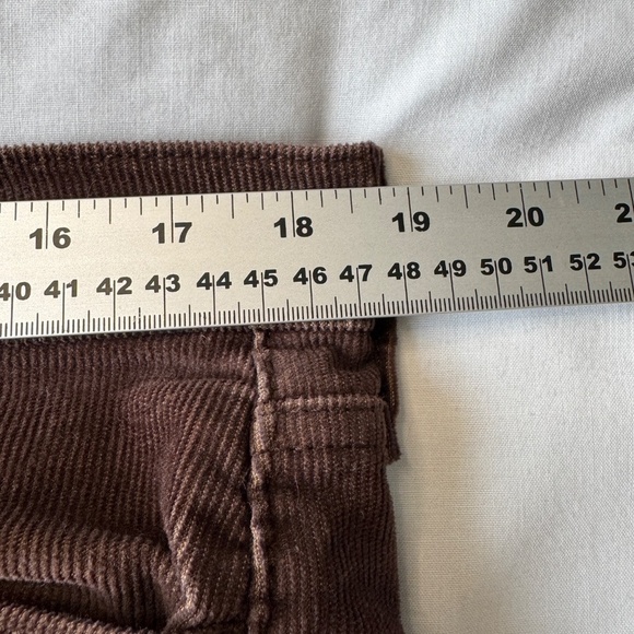Levi's BIG E Red Tag Women's Wedgie Straight Corduroy Button Fly Pants Brown - Picture 13 of 16